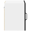 vidaXL Fali Szekrény LUCCA 2 pcs Fekete 40 x 31 x 40 cm Szerelt Fa