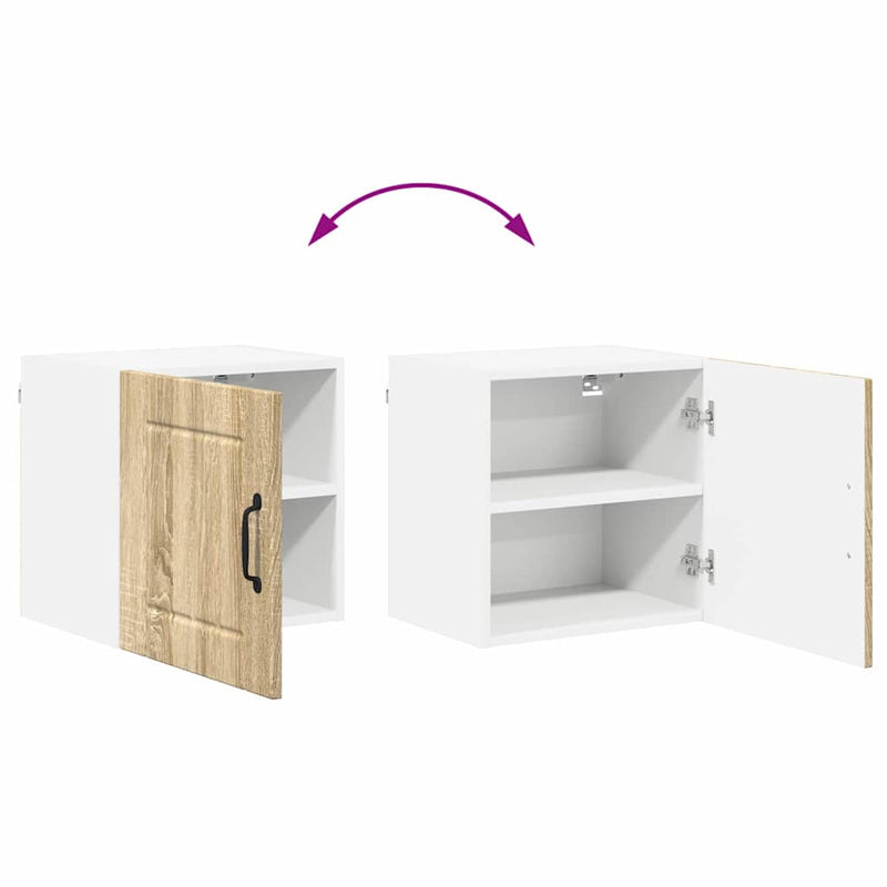 vidaXL Konyhaszekrény polcokkal Sonoma tölgy 40 x 31 x 40 cm Faanyag