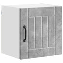 vidaXL Fali Szekrény LUCCA Betonszürke 40 x 31 x 40 cm Szerelt Fa