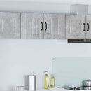 vidaXL Fali Szekrény LUCCA 2 pcs Betonszürke 40 x 31 x 40 cm