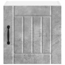 vidaXL Fali Szekrény LUCCA 2 pcs Betonszürke 40 x 31 x 40 cm