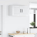 vidaXL Fali Szekrény LUCCA 2 pcs Magasfényű Fehér 40 x 31 x 40 cm