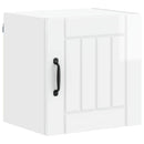 vidaXL Fali Szekrény LUCCA 2 pcs Magasfényű Fehér 40 x 31 x 40 cm