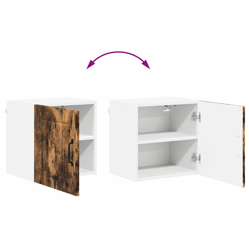 vidaXL Konyhaszekrény polcokkal Füstölt tölgy 40 x 31 x 40 cm Faanyag