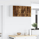 vidaXL Fali Szekrény LUCCA 2 pcs Füstös Tölgy 40 x 31 x 40 cm