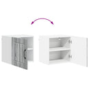 vidaXL Fali Szekrény LUCCA 2 pcs Szürke Sonoma 40 x 31 x 40 cm