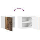 vidaXL Fali Szekrény LUCCA Antik Fa 40 x 31 x 40 cm Szerelt Fa