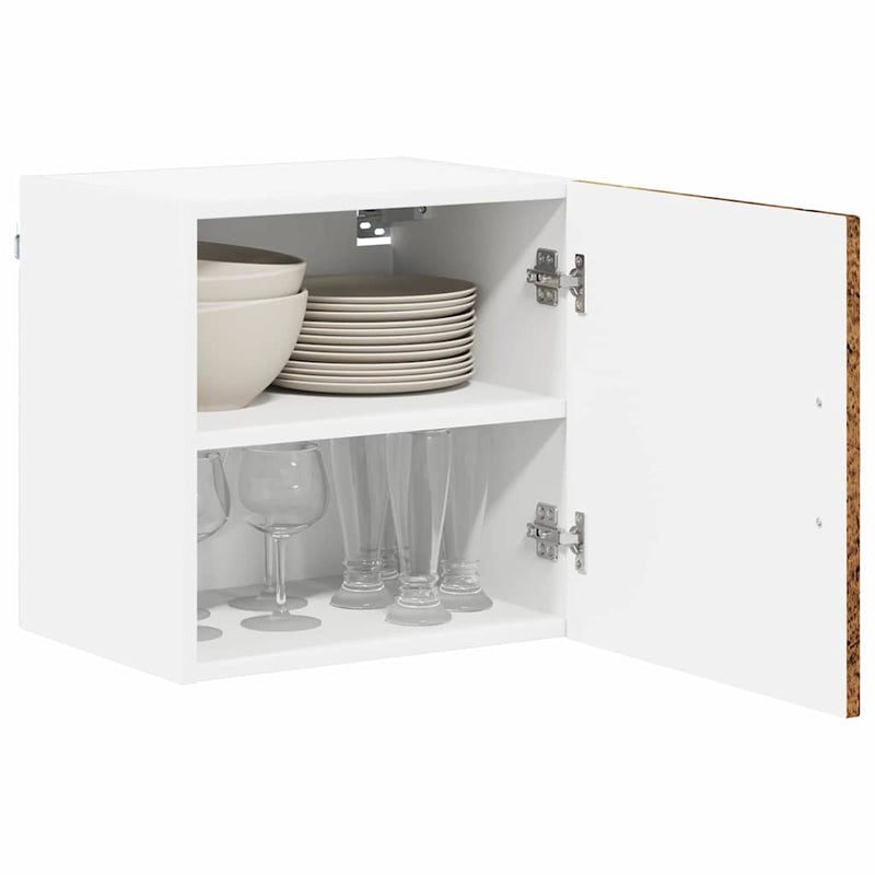 vidaXL Konyhaszekrény polcokkal Öreg fa 40 x 31 x 40 cm Faanyag