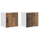 vidaXL Fali Szekrény LUCCA 2 pcs Antik Fa 40 x 31 x 40 cm Szerelt Fa