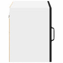 vidaXL Konyhaszekrény polcokkal Fekete 50 x 31 x 40 cm Faanyag