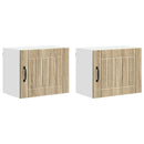 vidaXL Fali Szekrény LUCCA 2 pcs Sonoma Tölgy 50 x 31 x 40 cm