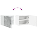 vidaXL Fali Szekrény LUCCA Betonszürke 50 x 31 x 40 cm Szerelt Fa