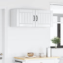 vidaXL Fali Szekrény LUCCA 2 pcs Magasfényű Fehér 50 x 31 x 40 cm