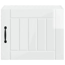 vidaXL Fali Szekrény LUCCA 2 pcs Magasfényű Fehér 50 x 31 x 40 cm