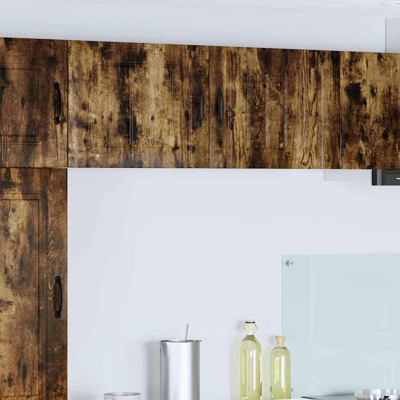 vidaXL Konyhaszekrény 2 pcs Füstölt tölgy 50 x 31 x 40 cm Faanyag