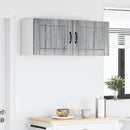 vidaXL Fali Szekrény LUCCA 2 pcs Szürke Sonoma 50 x 31 x 40 cm