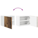 vidaXL Fali Szekrény LUCCA Antik Fa 50 x 31 x 40 cm Szerelt Fa