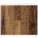 vidaXL Konyhaszekrény polcokkal 2 pcs Öreg fa 50 x 31 x 40 cm Faanyag