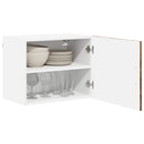 vidaXL Fali Szekrény LUCCA 2 pcs Antik Fa 50 x 31 x 40 cm Szerelt Fa