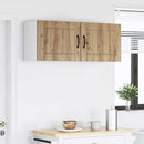 vidaXL Fali Szekrény LUCCA 2 pcs Kézműves Tölgy 50 x 31 x 40 cm