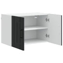 vidaXL Fali Szekrény LUCCA Fekete 60 x 31 x 40 cm Szerelt Fa
