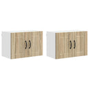 vidaXL Fali Szekrény LUCCA 2 pcs Sonoma Tölgy 60 x 31 x 40 cm