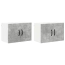 vidaXL Konyhai faliszekrények 2 pcs Beton Szürke 60 x 31 x 40 cm