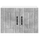 vidaXL Fali Szekrény LUCCA 2 pcs Betonszürke 60 x 31 x 40 cm
