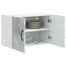 vidaXL Fali Szekrény LUCCA 2 pcs Betonszürke 60 x 31 x 40 cm