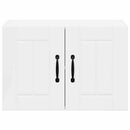 vidaXL Konyhai faliszekrények 2 pcs Magas Fényű Fehér 60 x 31 x 40 cm