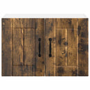 vidaXL Fali Szekrény LUCCA 2 pcs Füstös Tölgy 60 x 31 x 40 cm