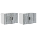 vidaXL Fali Szekrény LUCCA 2 pcs Szürke Sonoma 60 x 31 x 40 cm