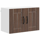 vidaXL Fali Szekrény LUCCA Barna Tölgy 60 x 31 x 40 cm Szerelt Fa