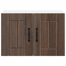 vidaXL Fali Szekrény LUCCA Barna Tölgy 60 x 31 x 40 cm Szerelt Fa