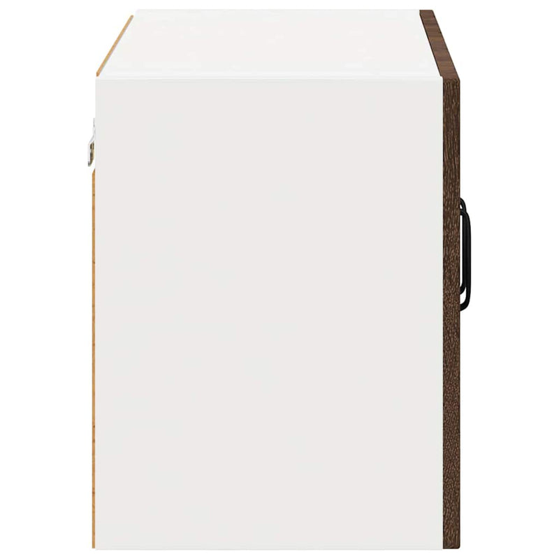 vidaXL Fali konyhaszekrény ajtóval Barna Tölgy 60 x 31 x 40 cm Faanyag