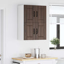vidaXL Fali Szekrény LUCCA 2 pcs Barna Tölgy 60 x 31 x 40 cm