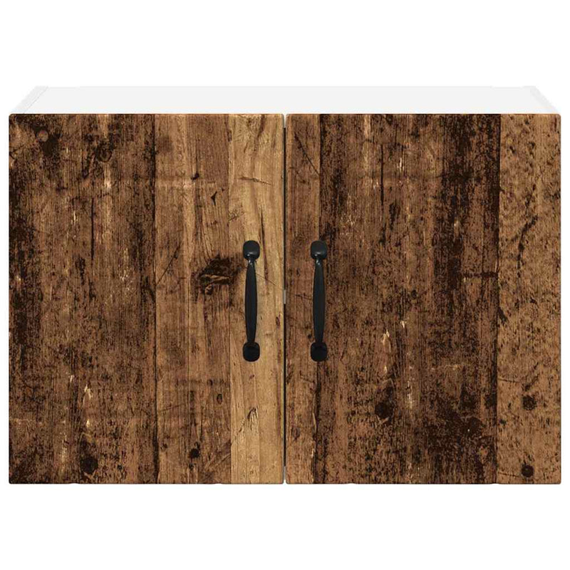 vidaXL Fali konyhaszekrény polcokkal Öreg fa 60 x 31 x 40 cm Faanyag