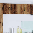 vidaXL Konyhai faliszekrények 2 pcs Öreg fa 60 x 31 x 40 cm Faanyag