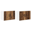 vidaXL Konyhai faliszekrények 2 pcs Öreg fa 60 x 31 x 40 cm Faanyag