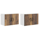 vidaXL Fali Szekrény LUCCA 2 pcs Antik Fa 60 x 31 x 40 cm Szerelt Fa