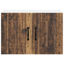 vidaXL Fali Szekrény LUCCA 2 pcs Antik Fa 60 x 31 x 40 cm Szerelt Fa