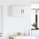 vidaXL Fali Szekrény LUCCA Fehér 80 x 31 x 40 cm Szerelt Fa