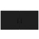 vidaXL Konyhaszekrény polcokkal Fekete 80 x 31 x 40 cm Faanyag