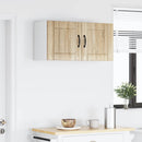 vidaXL Fali Szekrény LUCCA Sonoma Tölgy 80 x 31 x 40 cm Szerelt Fa