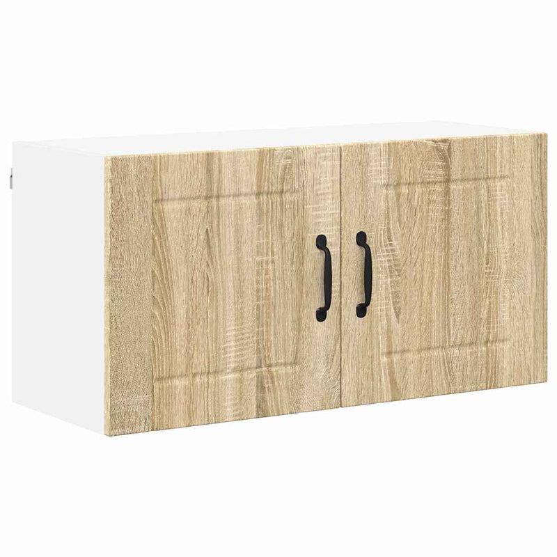 vidaXL Konyhaszekrény polcokkal Sonoma tölgy 80 x 31 x 40 cm Faanyag