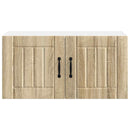 vidaXL Fali Szekrény LUCCA Sonoma Tölgy 80 x 31 x 40 cm Szerelt Fa