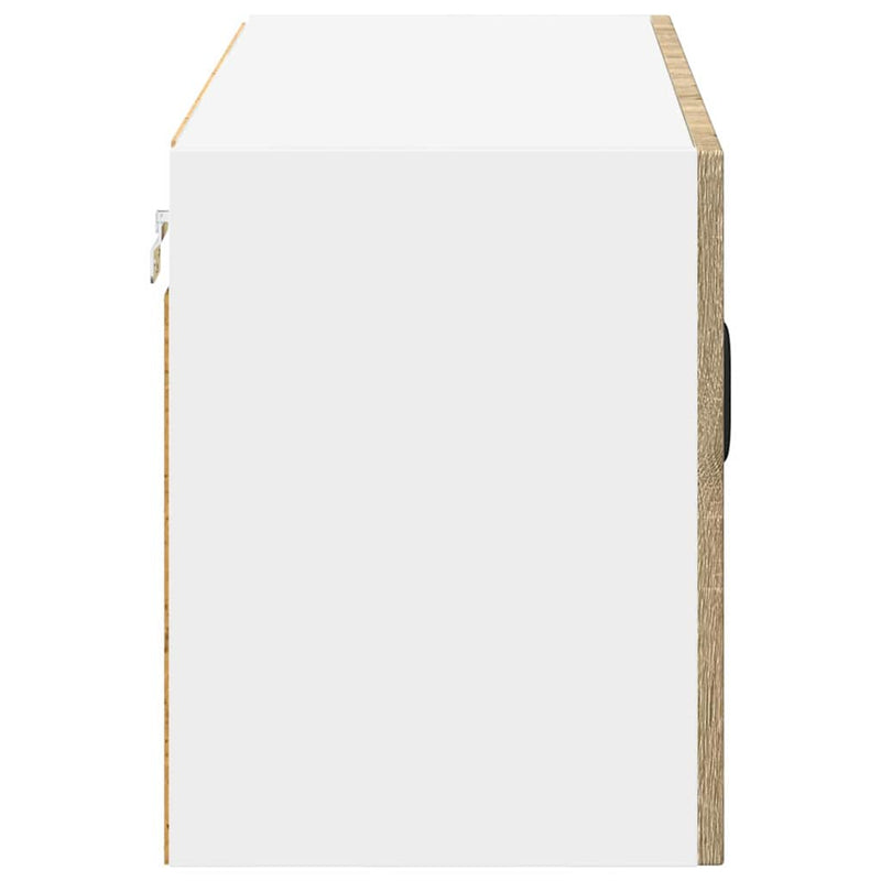 vidaXL Konyhaszekrény polcokkal Sonoma tölgy 80 x 31 x 40 cm Faanyag