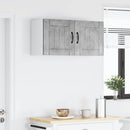 vidaXL Fali Szekrény LUCCA Betonszürke 80 x 31 x 40 cm Szerelt Fa