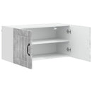 vidaXL Fali Szekrény LUCCA Betonszürke 80 x 31 x 40 cm Szerelt Fa