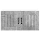 vidaXL Fali Szekrény LUCCA Betonszürke 80 x 31 x 40 cm Szerelt Fa